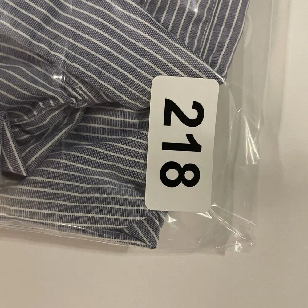 J Crew Shirt Mens M (15-15 1/2) Blue White‎ Stripes Casual Long Sleeve Button Up